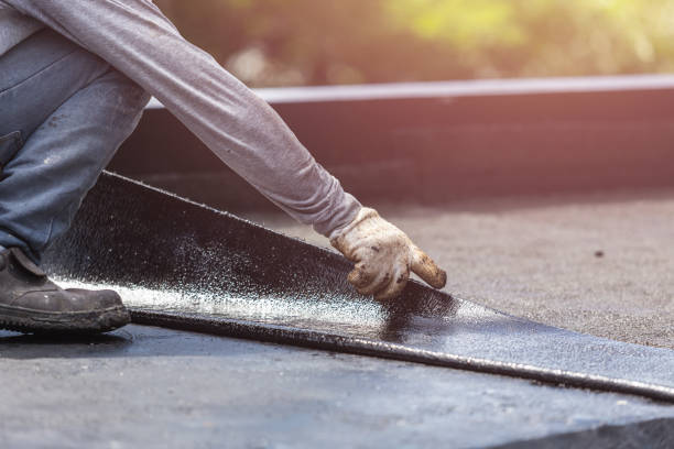 Professional Waterproofing technician working in Upper Falls, MD